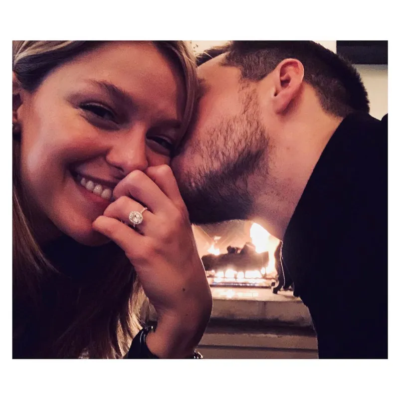 Melissa Benoist Chris Wood Engaged