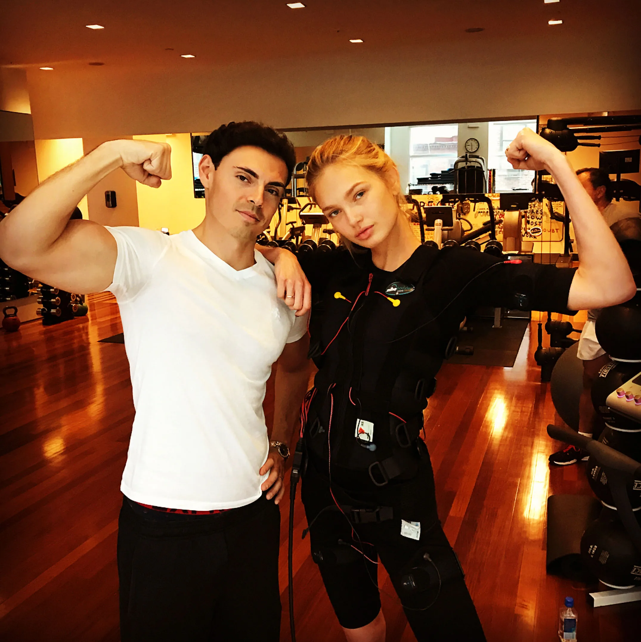 Best Celebrity Trainers In Hollywood Fitness Secrets Romee Strijd Mohamed Elzomor