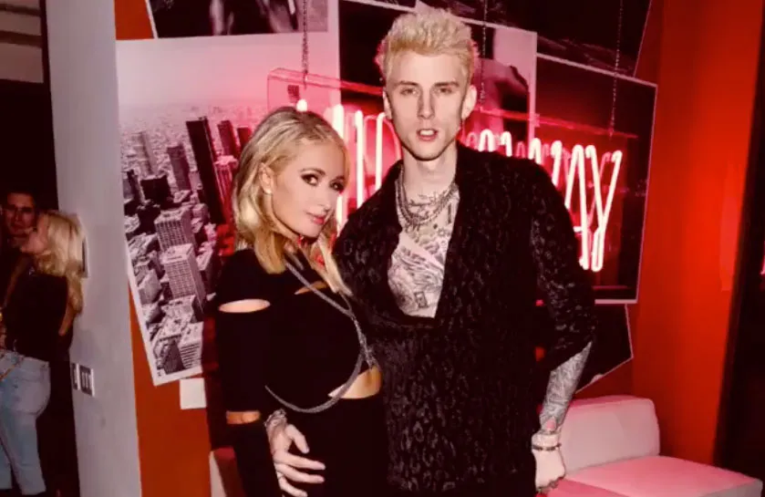 Paris Hilton and Machine Gun Kelly