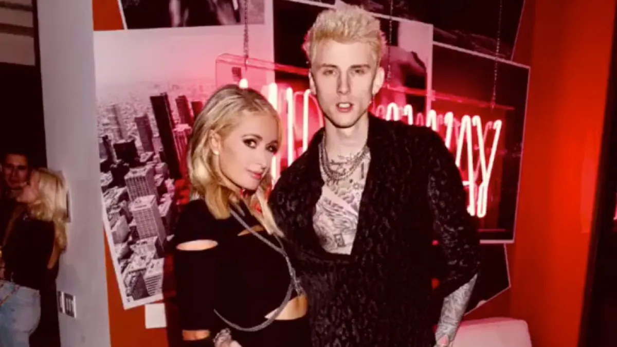 Paris Hilton and Machine Gun Kelly