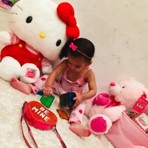 Dream Kardashian Cute Celebrity Kids Celebrating Valentine's Day