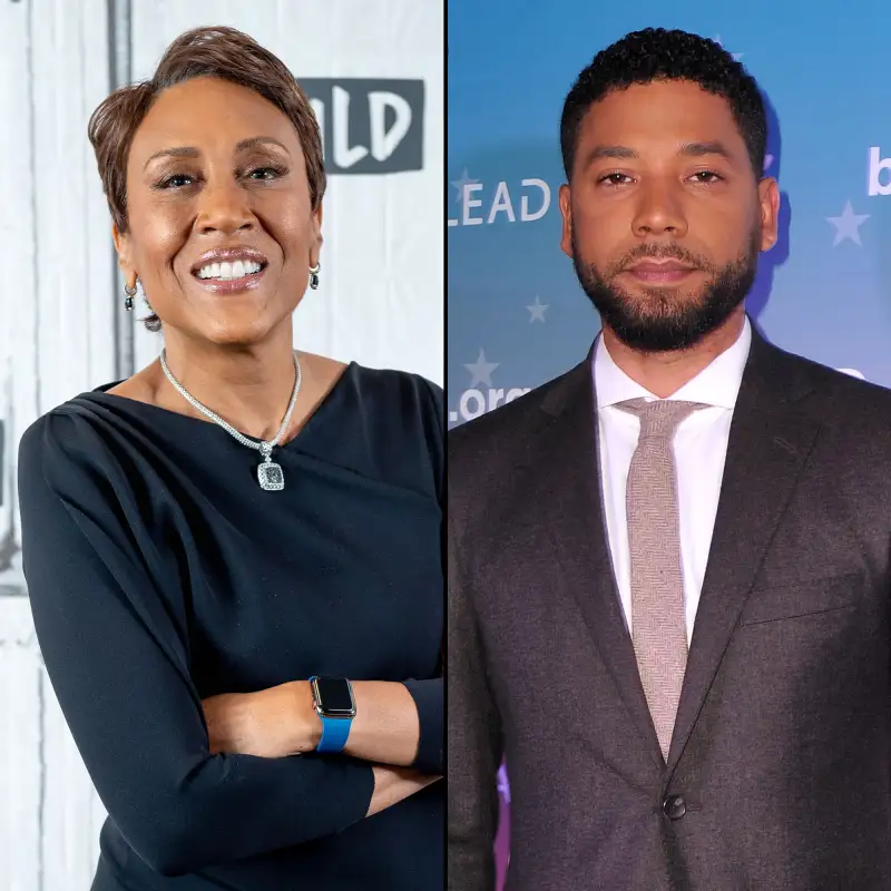 Robin Roberts and Jussie Smollett - Jussie Smollett Alleged Attack: Everything We Know So Far