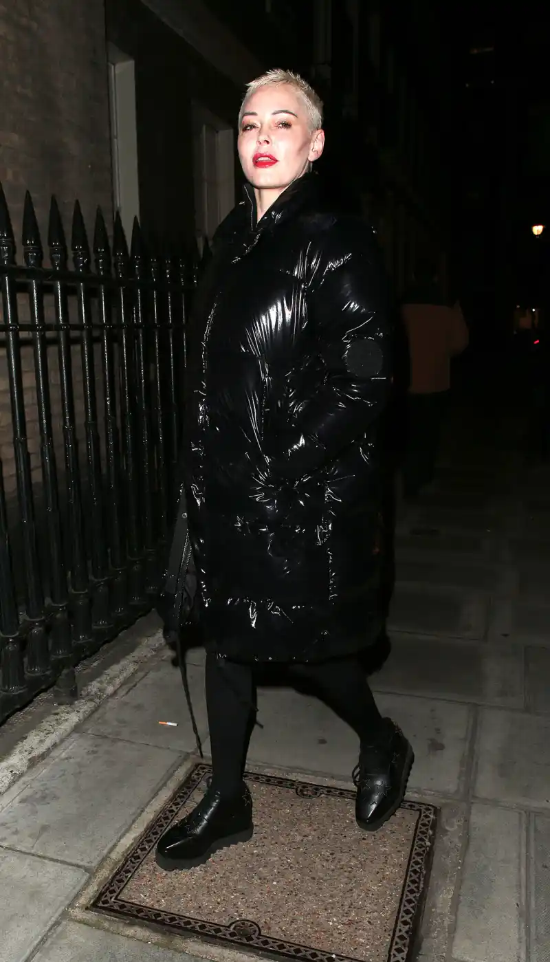 Rose McGowan's Puffer and More Coats That Make Us Happy It's Still Winter