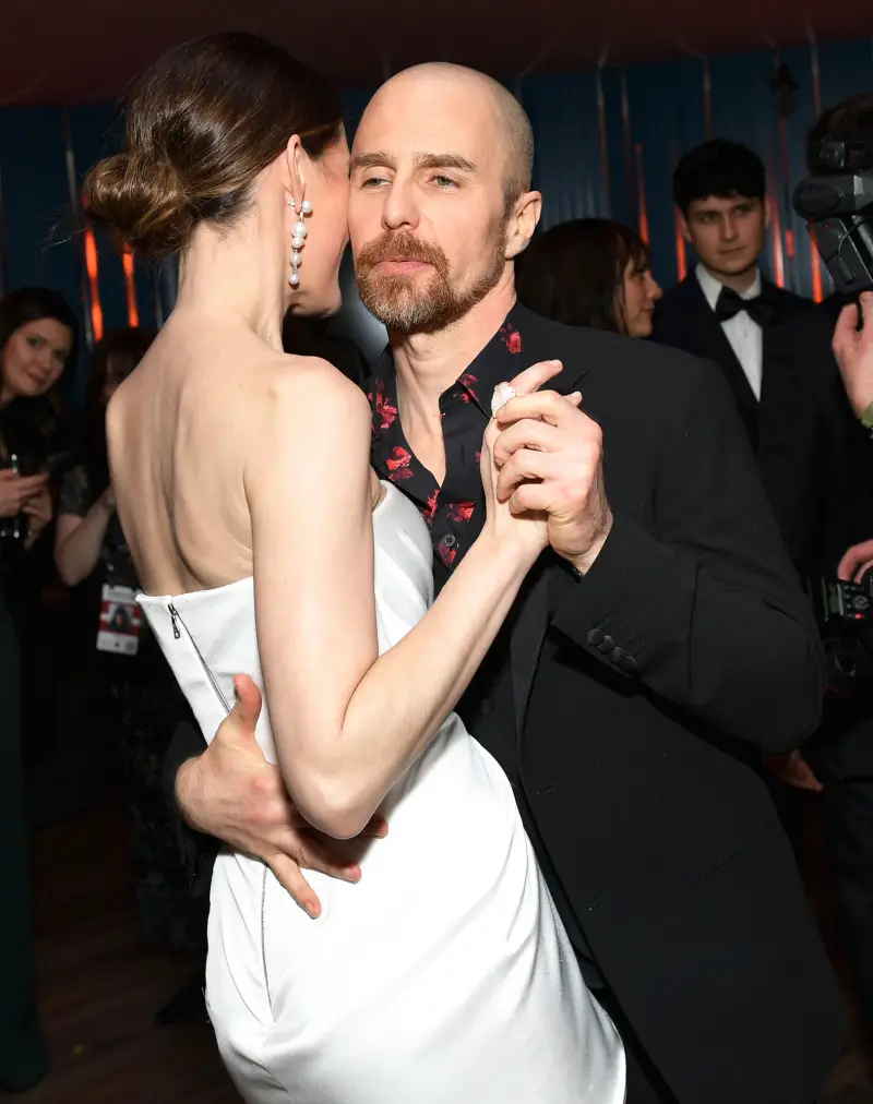 Oscars 2019 Afterparties Leslie Bibb Sam Rockwell