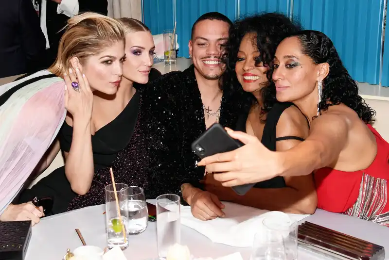 Oscars 2019 Afterparties Selma Blair Ashlee Simpson Evan Ross Diana Ross Tracee Ellis Ross