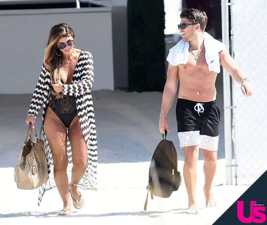 Teresa Giudice Blake Schreck Beach Day