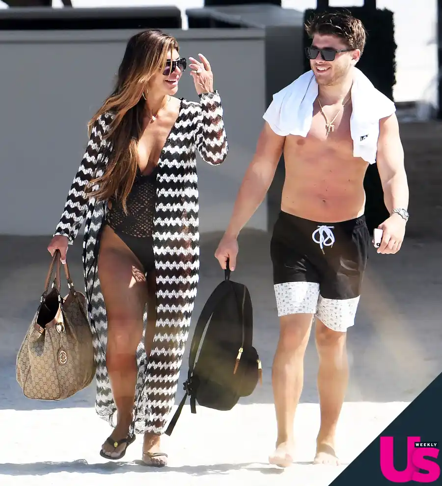 Teresa Giudice Blake Schreck Beach Day