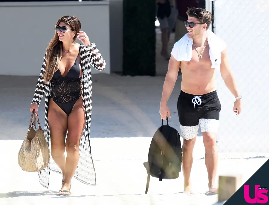 Teresa Giudice Blake Schreck Beach Day