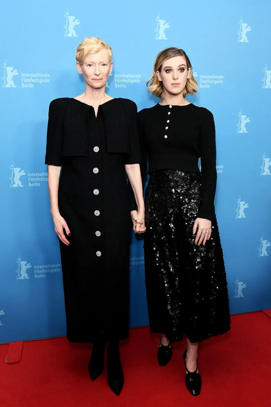 Tilda Swinton and her daughter Honor Swinton-Byrne
