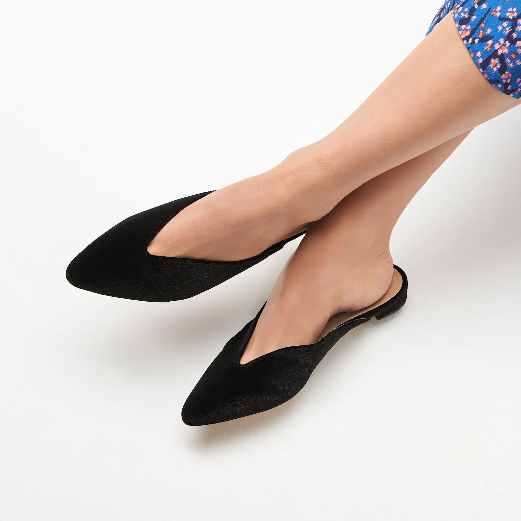 catrina velvet flats
