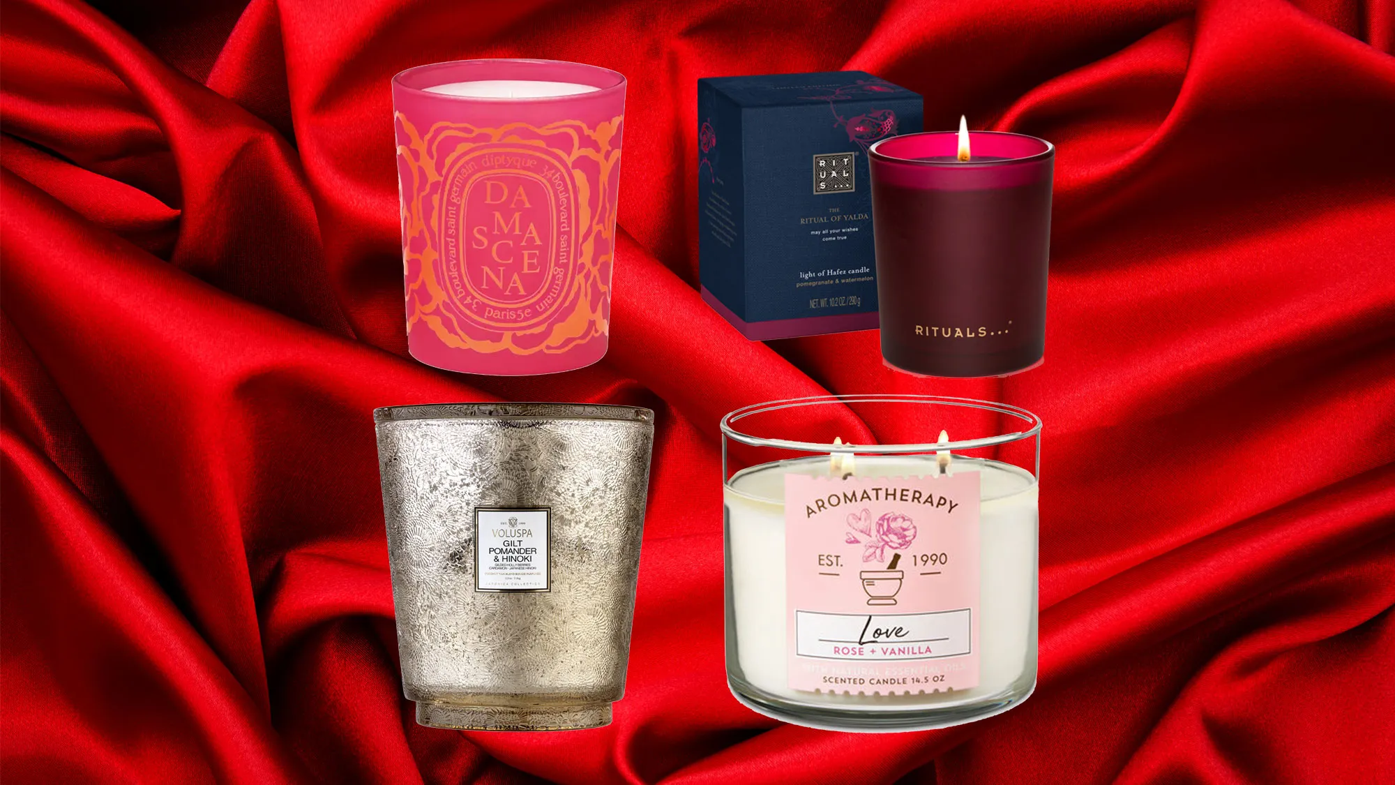 candles valentine's day