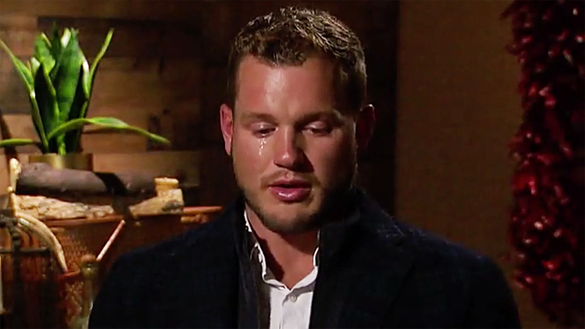 Colton Underwood on 'The Bachelor' crying