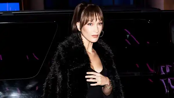 Bella Hadid 7 Black Midi Faux Fur Coats to Get Bella Hadid's Style