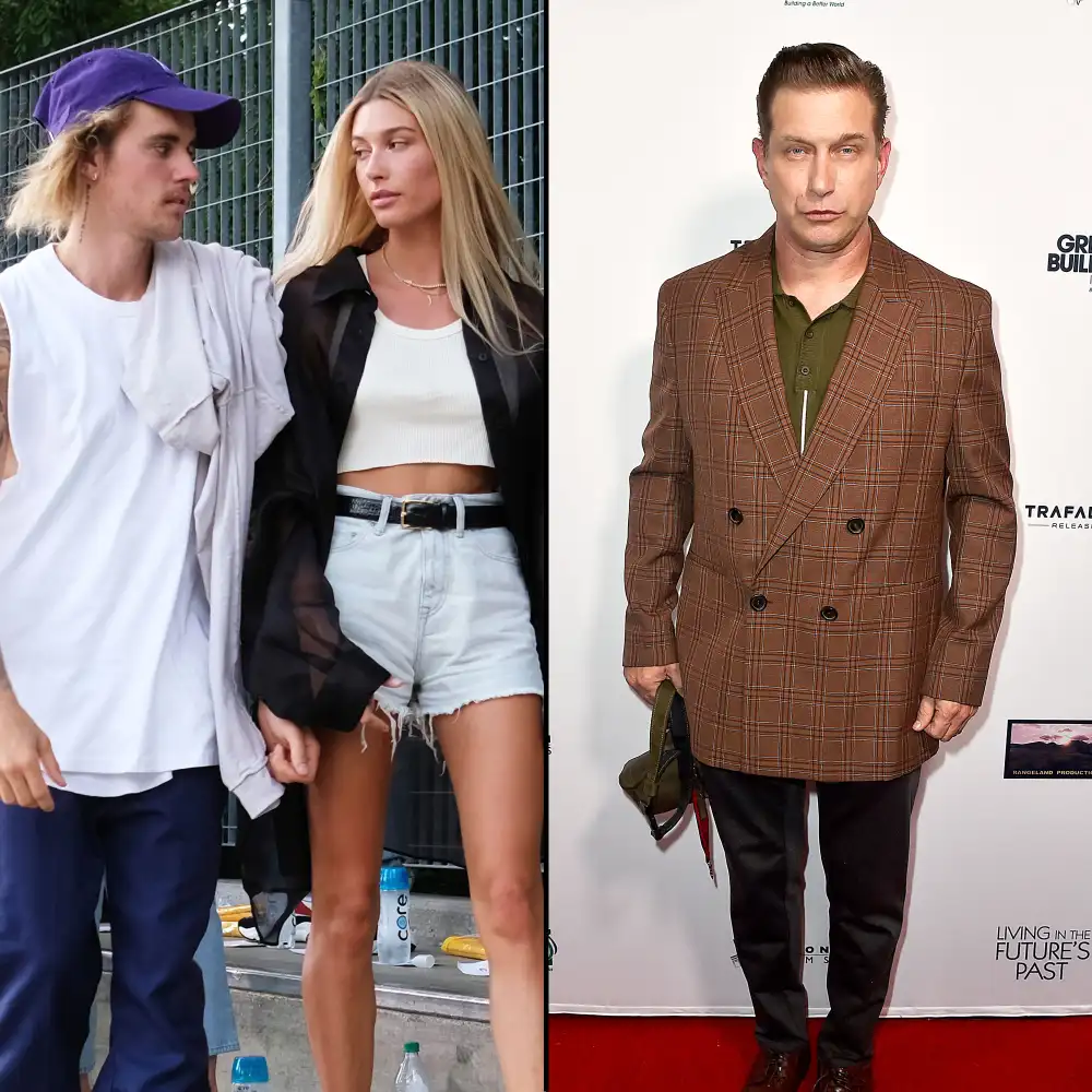 Justin Bieber, Hailey Bieber and Stephen Baldwin