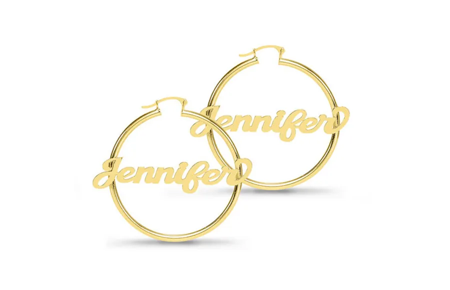 JLo¹s Personalized Earrings Are the New Nameplate Necklace