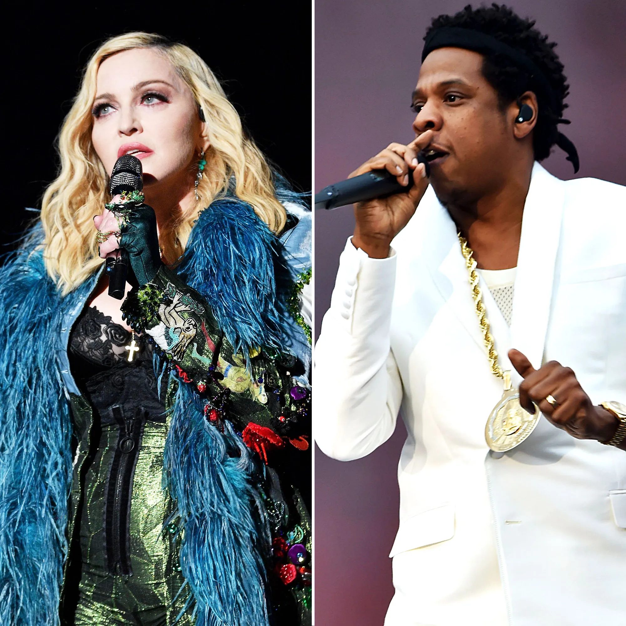 Madonna and Jay-Z grammys