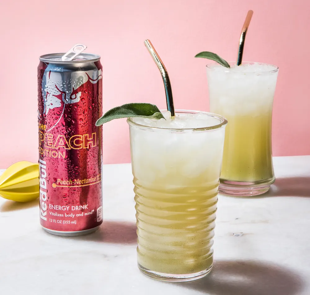 Peach Red Bull