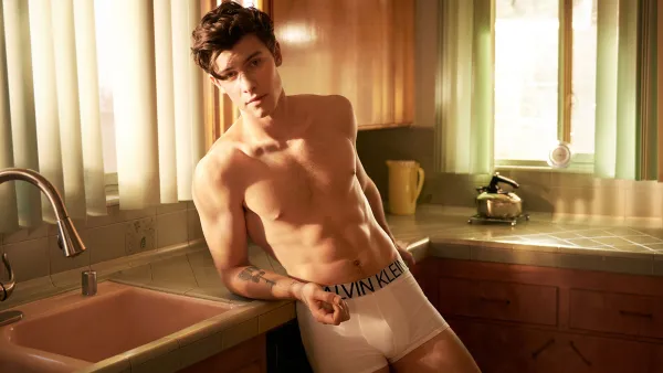 Calvin Klein exclusive shane mendes