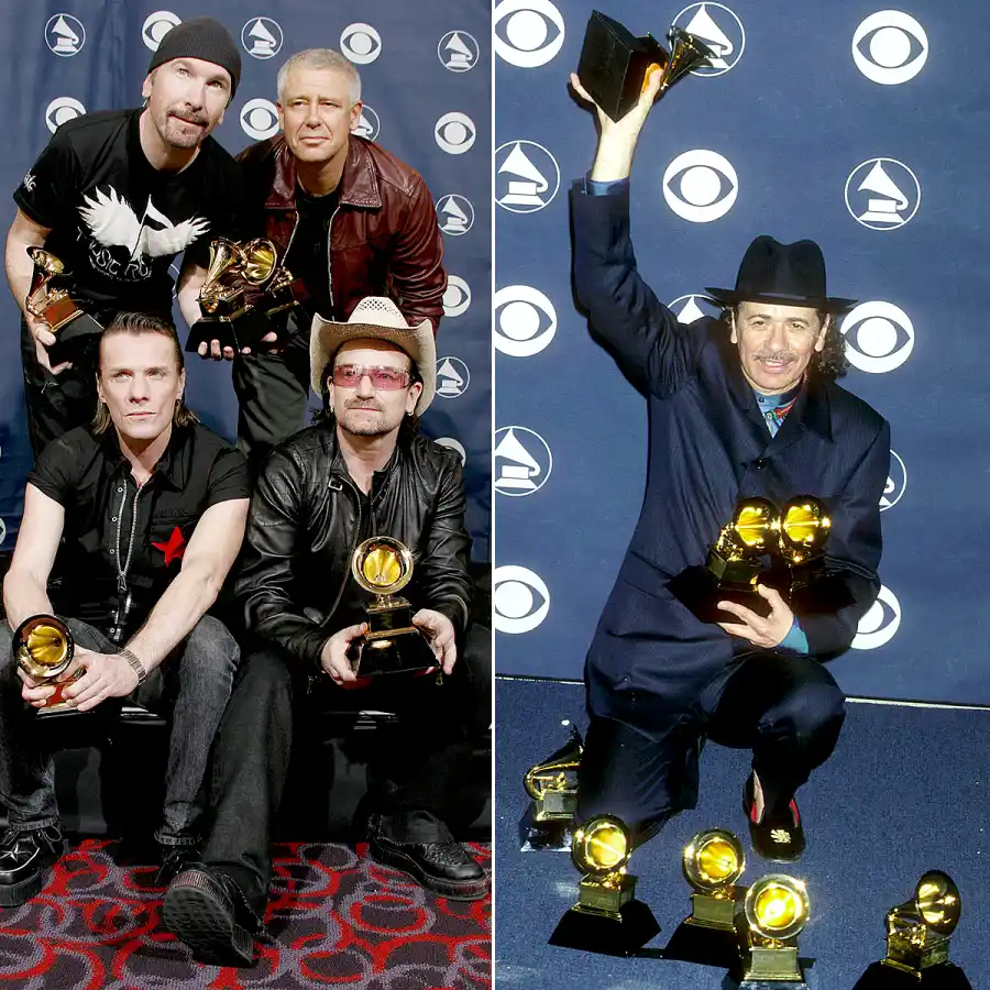 u2-santana-grammy-awards