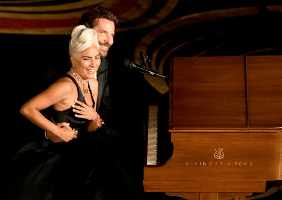 Most Unforgettable Oscars Moments lady gaga bradley cooper