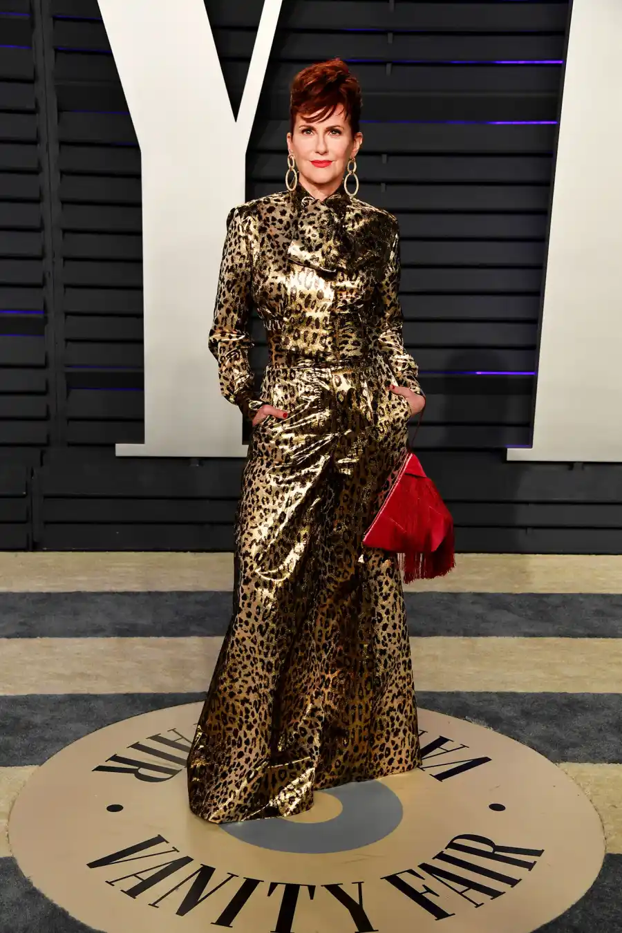 Megan Mullally vanity fair oscars party 2019