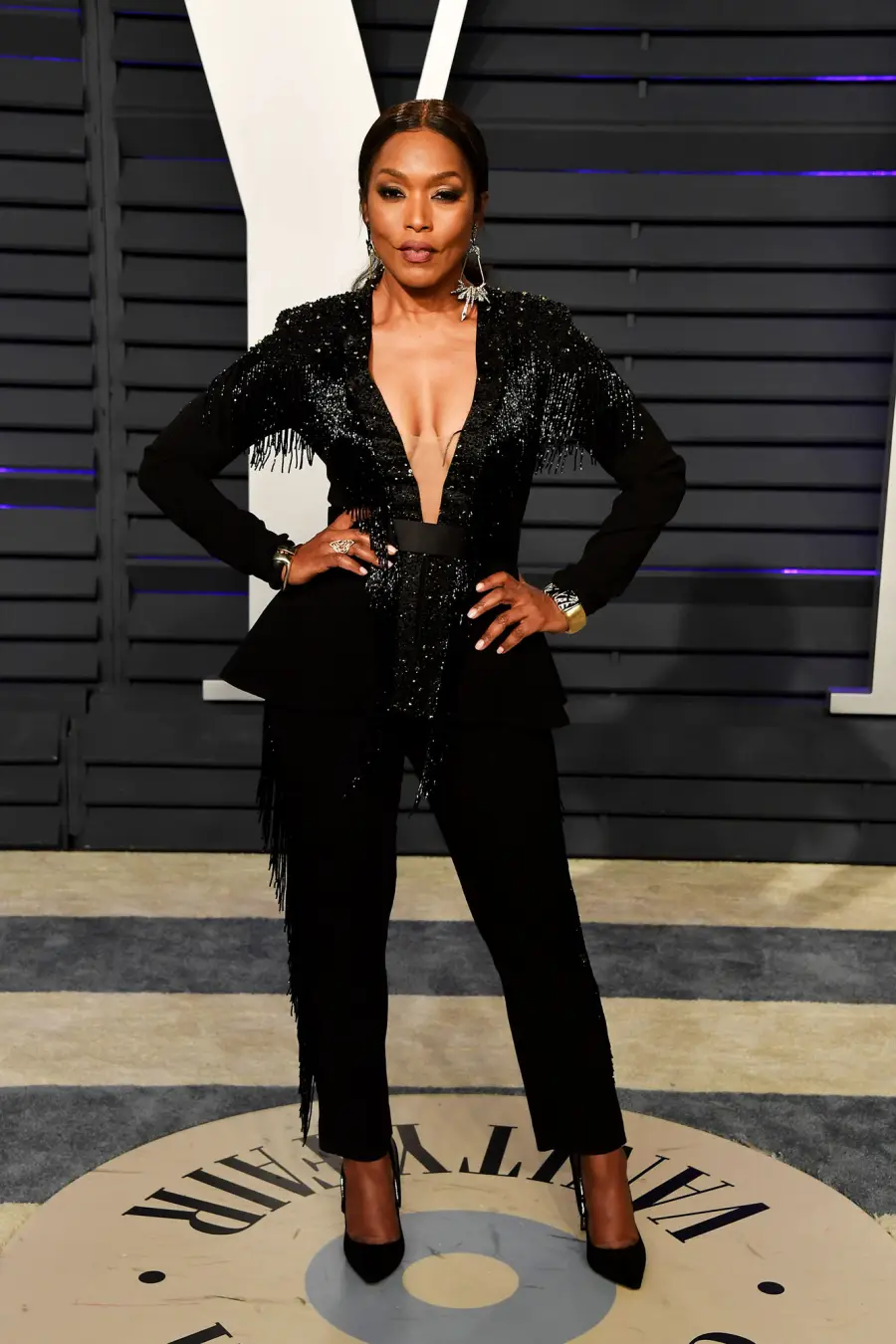 Angela Bassett vanity fair oscars party 2019