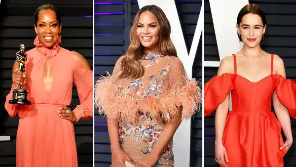 Regina King, Chrissy Teigen and Emilia Clarke vanity fair oscars party 2019