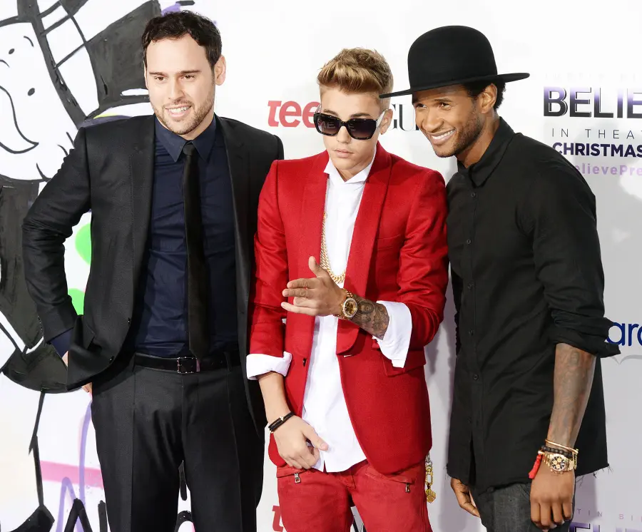 Justin Bieber Through The Years Believe Movie Scooter Braun Usher