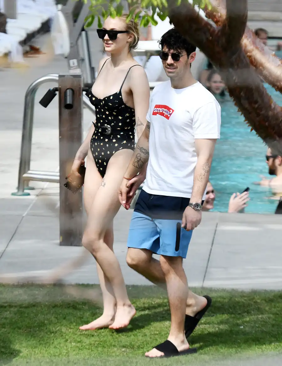 Jonas Brothers Vacation With Sophie and Priyanka in Miami