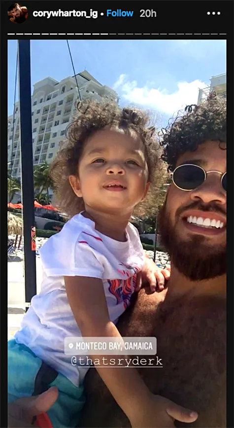 Cory Wharton and Cheyenne Floyd&rsquo;s Daughter Gets &lsquo;Chocolate Wasted&rsquo; on Jamaica Family Vacay