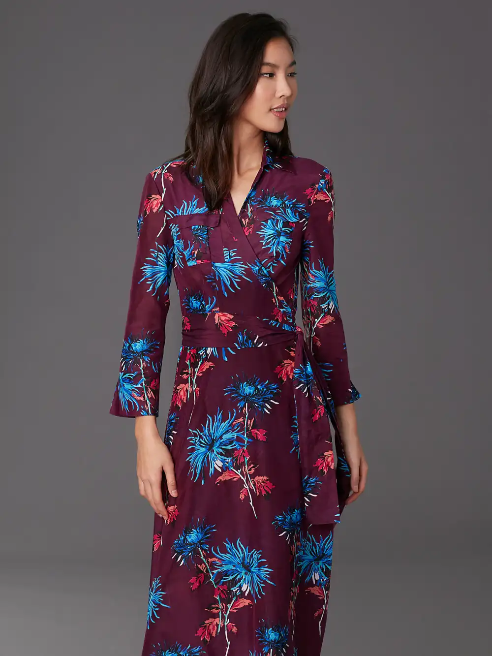 DVF Dress Currant 2