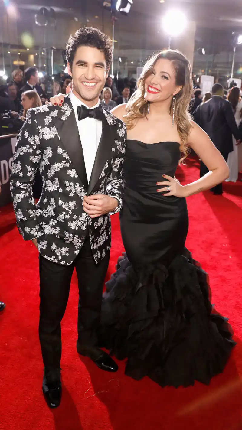 Darren Criss and New Wife Mia Share a Kiss at Tom Tom