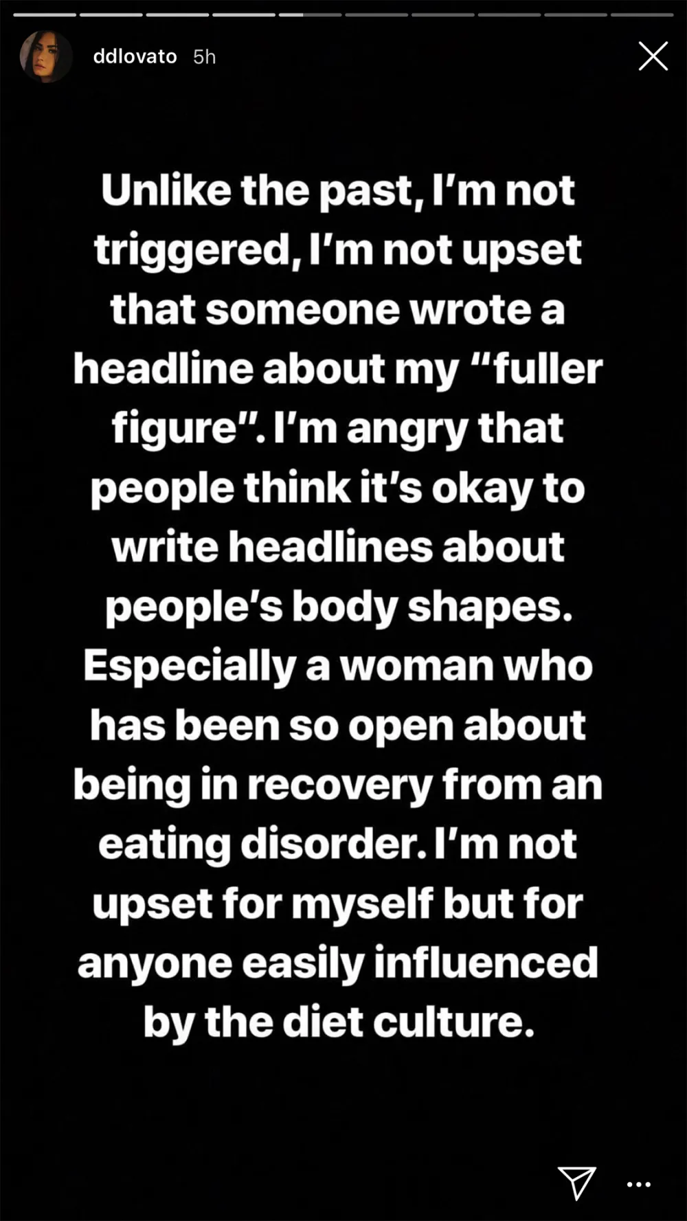 Demi Lovato Calls Out Body-Shaming Headline: &ldquo;I Am More Than My Weight&rdquo;