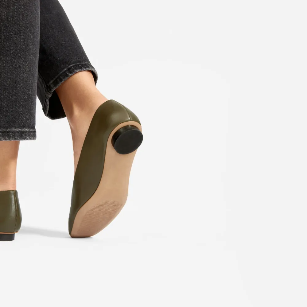 Everlane Flats Green