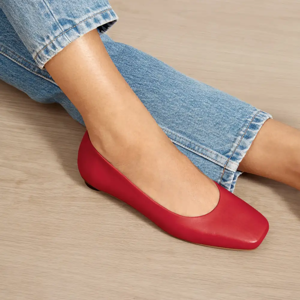 Everlane Flats Red