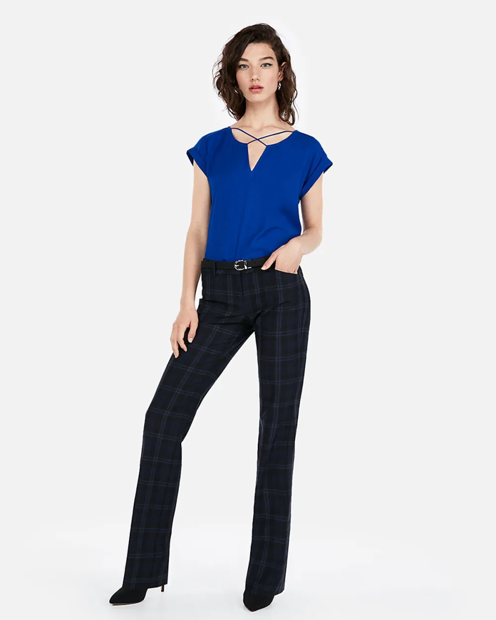 Express Strappy Top Blue