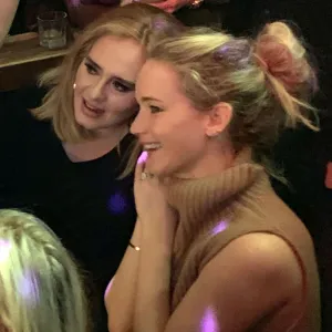 Girls' Night! Adele and Jennifer Lawrence Hit Up NYC Gay Bar