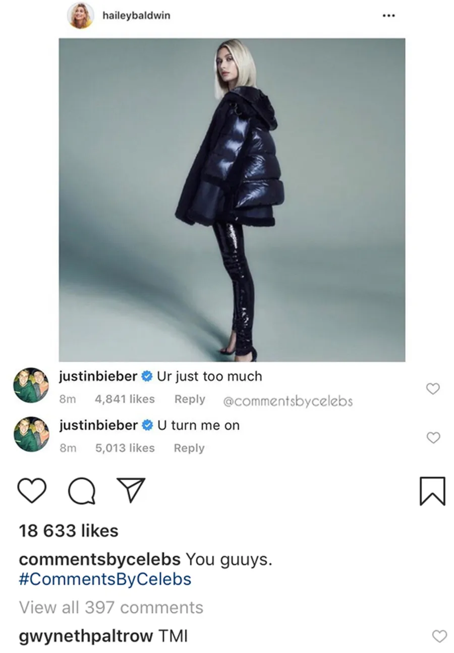 Gwyneth Paltrow's Most Cheeky Instagram Comments