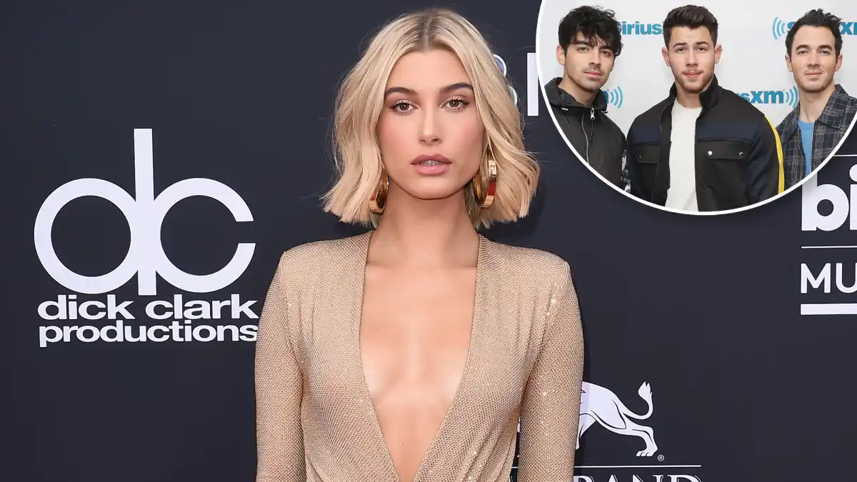 Hailey Baldwin Shook Jonas Brothers Reunion