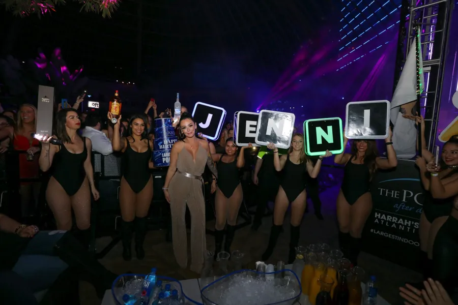 JWoww's birthday party at Harrah's