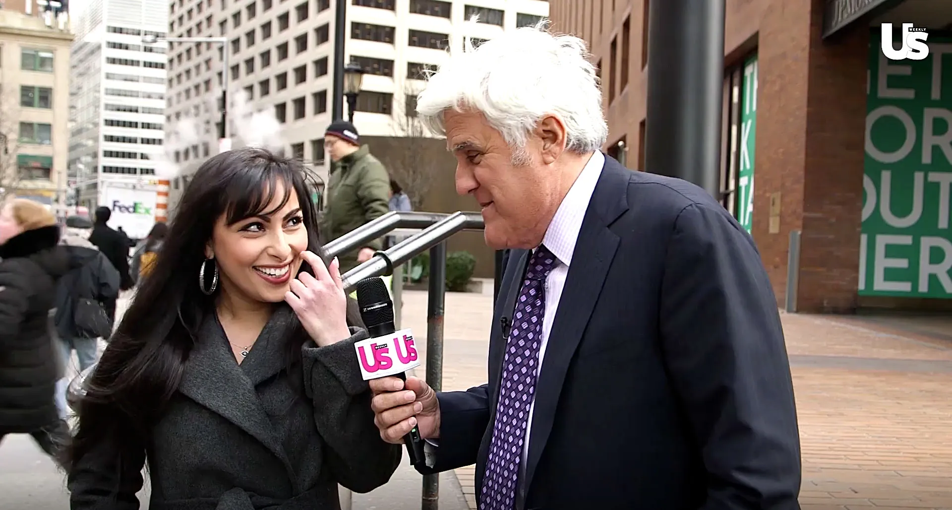 Jay Leno Stumps New Yorkers During an Luxury Handbag Shopping Version of Celebrities vs Politics 'Jaywalking' Segment: Watch!