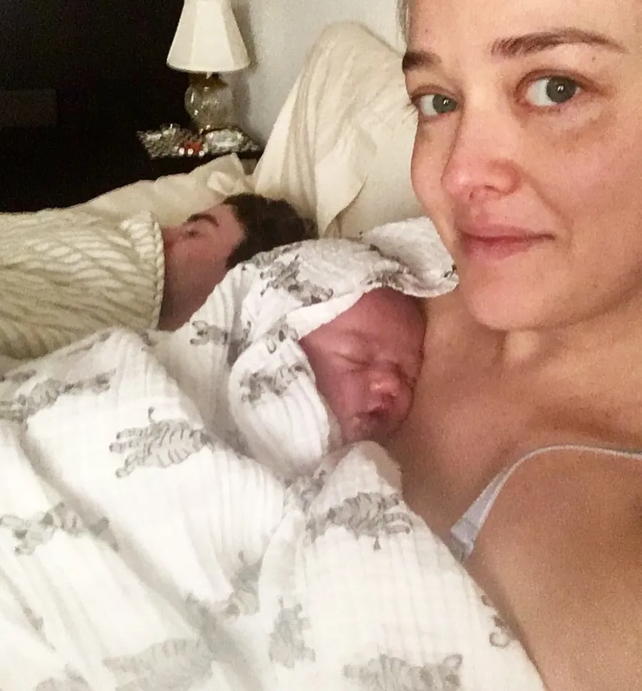 Jess Weixler and Hamish Brocklebank baby