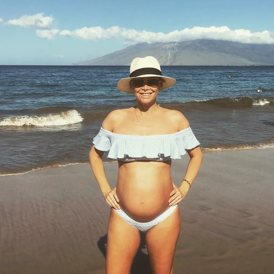Jessica Simpson and More Pregnant Celebs Showing Off Third Trimester Baby Bumps in Bikinis