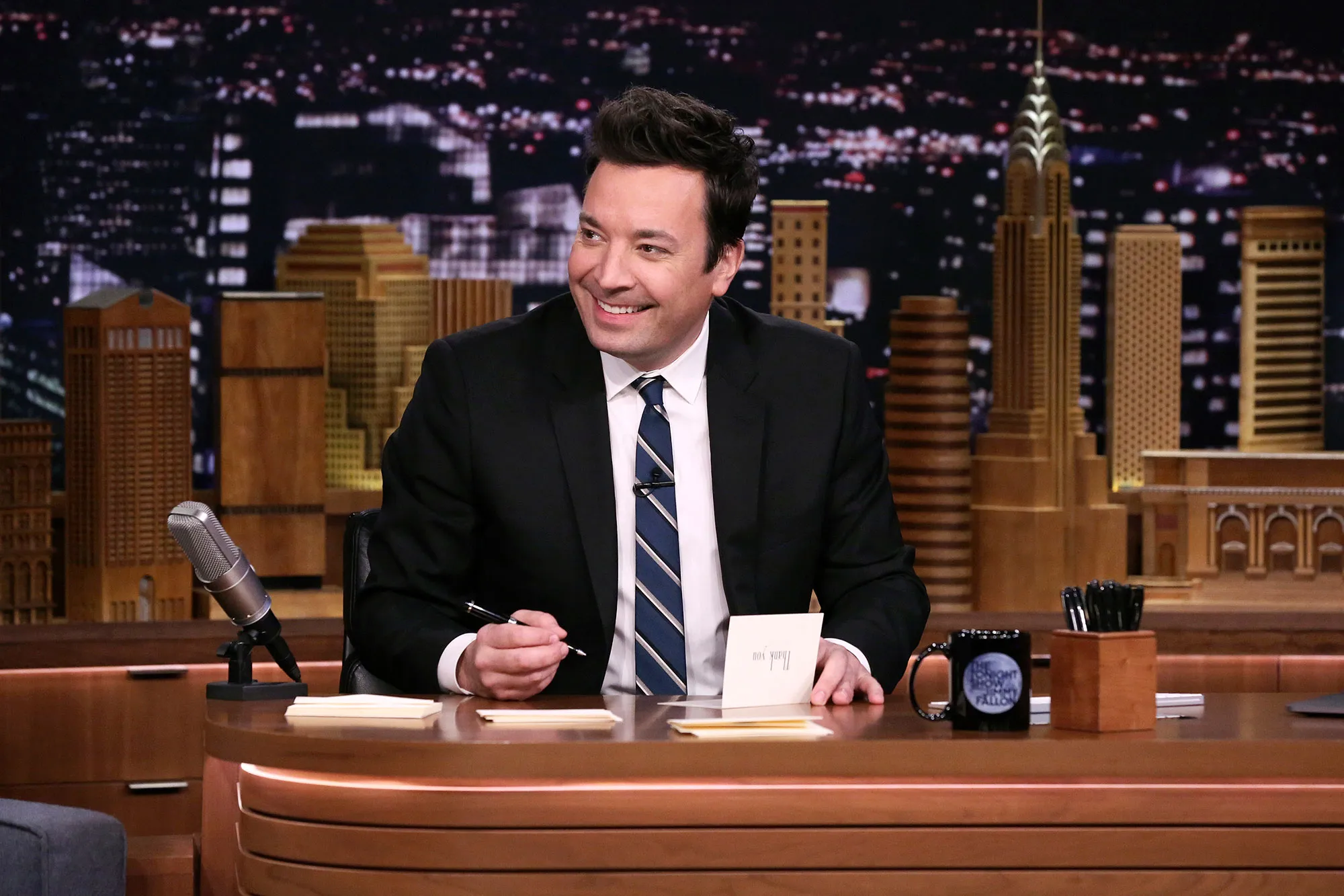 Jimmy Fallon Poses With Avocado Toast