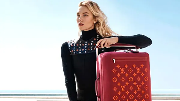 Karlie Kloss Is the Face of Louis Vuitton's Colorful New Soft Luggage Collection