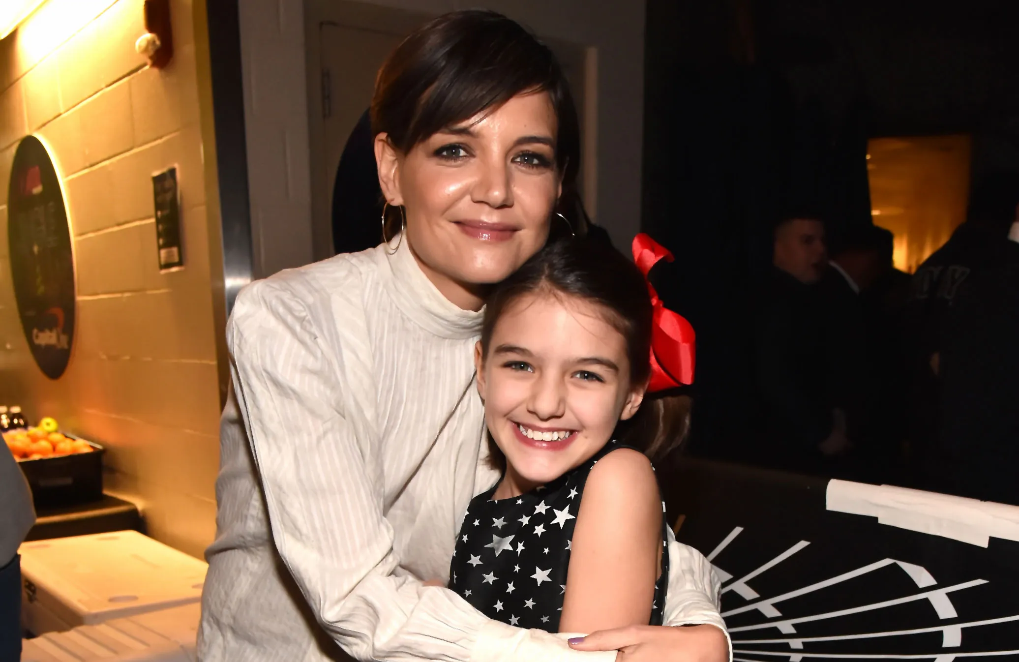 Katie Holmes Takes Suri to Refugee Camp in Greece