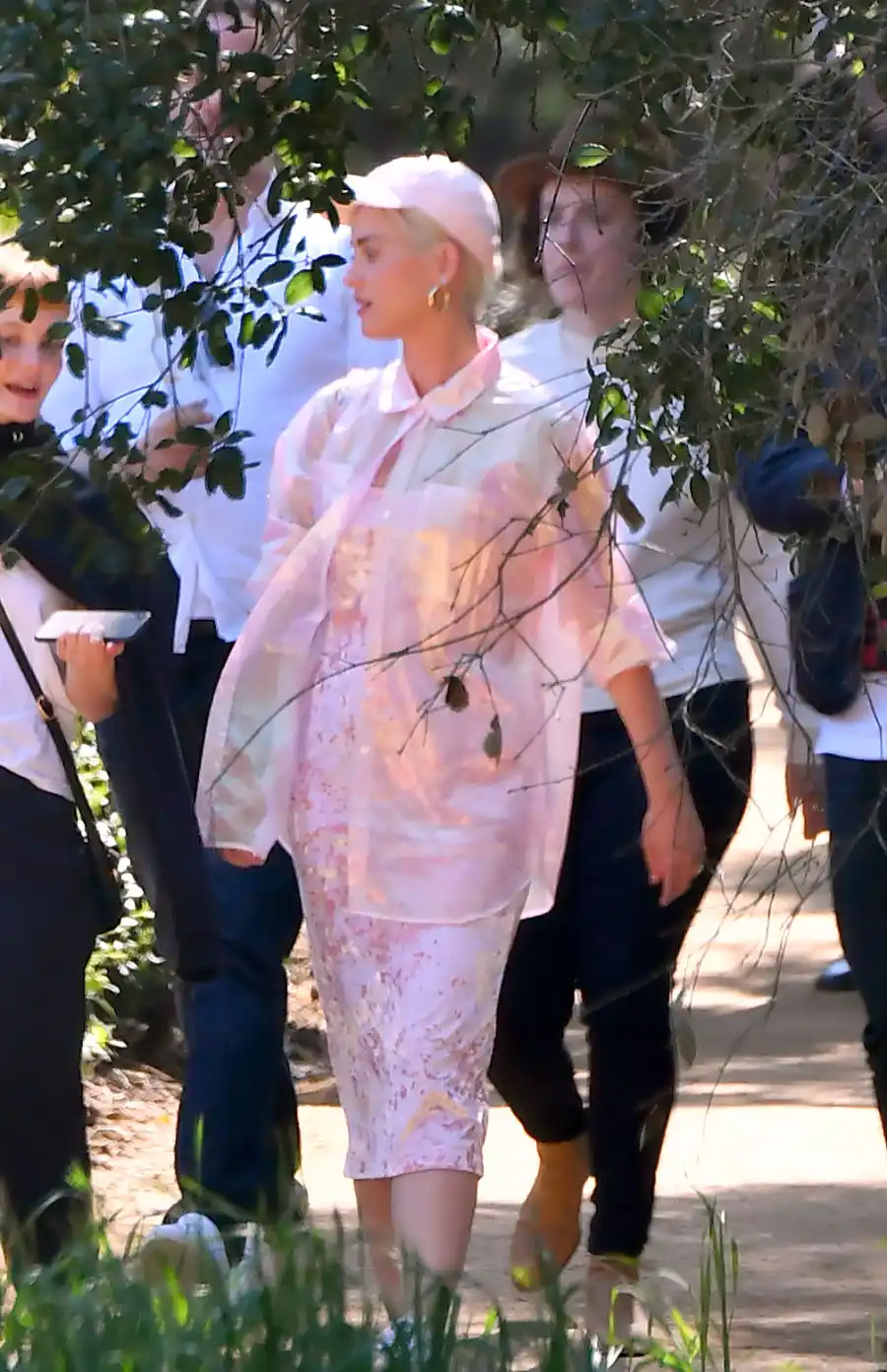 Katy Perry and Orlando Attend Kanye's Sunday Service