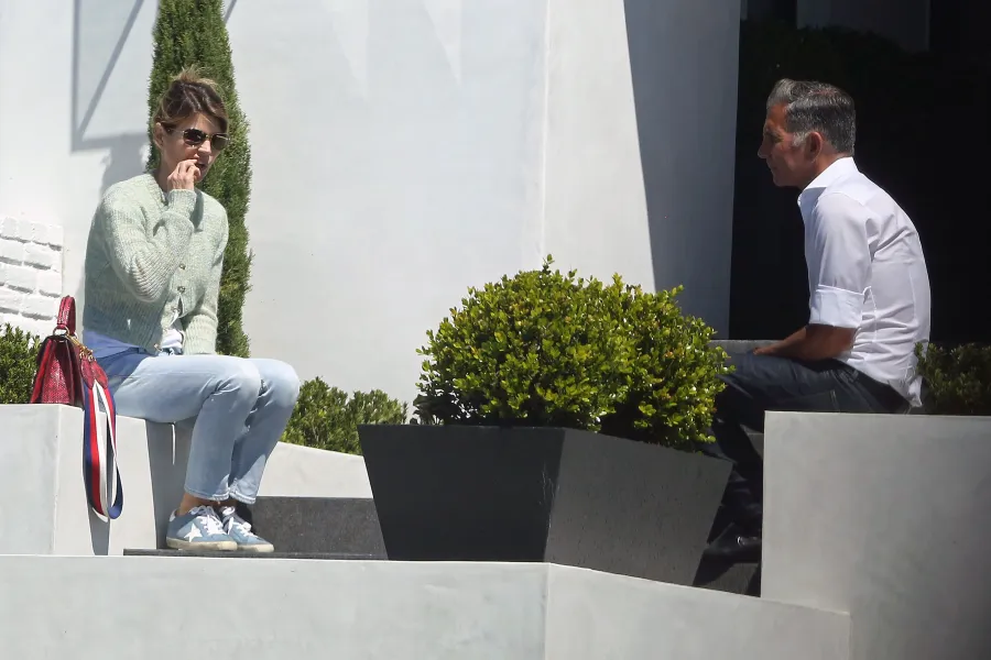 Lori Loughlin Appears Stress With Husband Mossimo Amid College Scandal