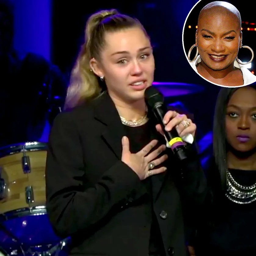 Miley Cyrus Breaks Down at Celebration for Late 'Voice' Star Janice Freeman