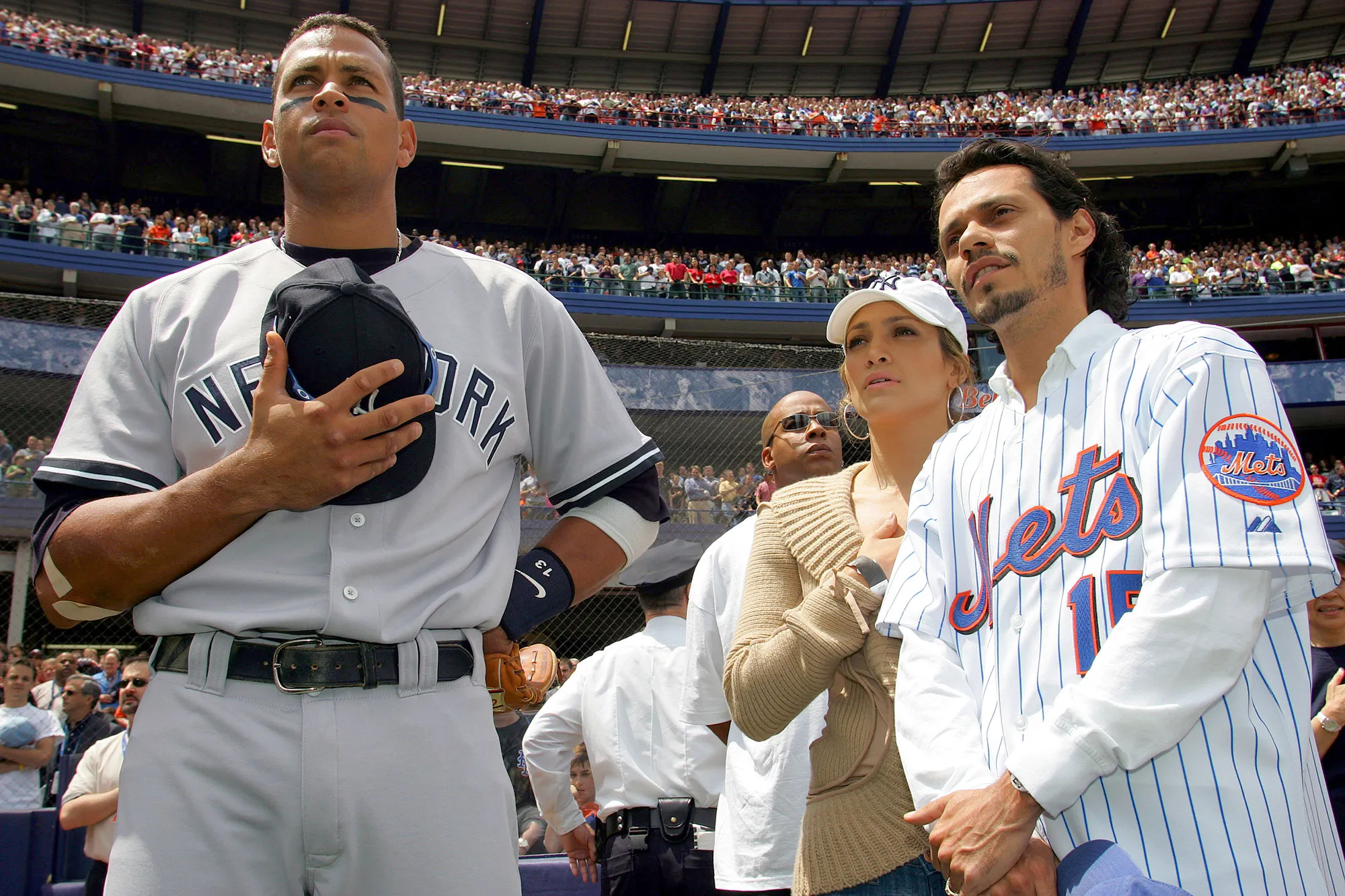 Old Photo of J. Lo, A-Rod and Marc Becomes Meme After Engagement